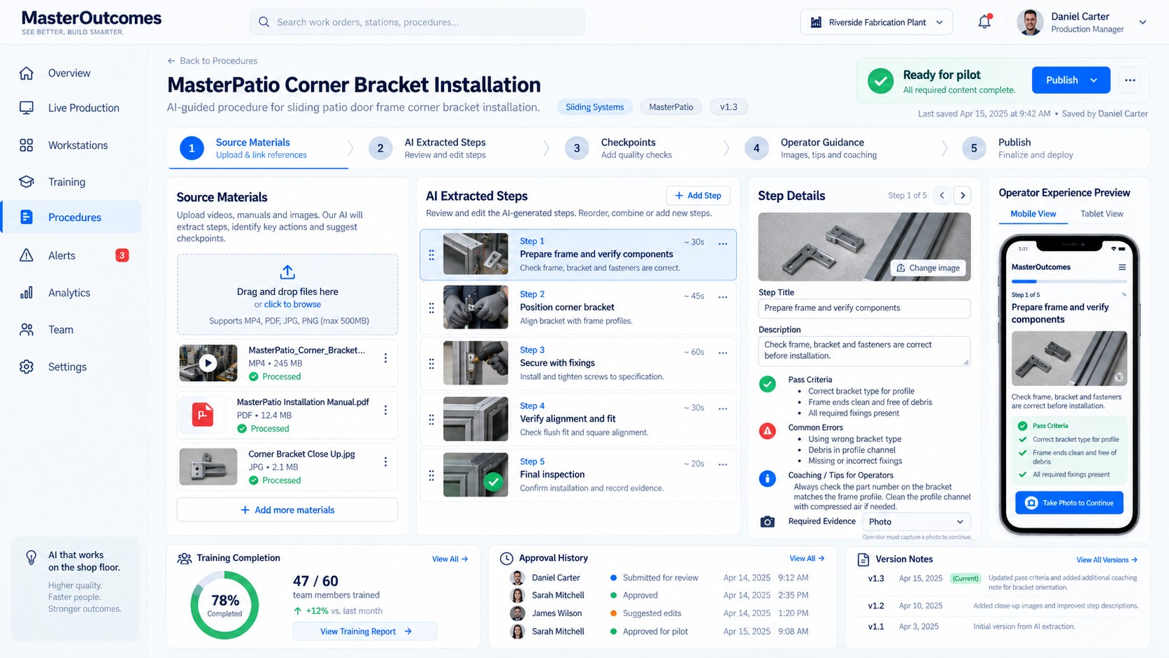 Procedure builder